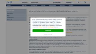 
                            3. Allgemeine Geschäftsbedingungen der Buhl Data Service GmbH