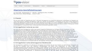 
                            7. Allgemeine Geschäftsbedingungen - Für pos-vision