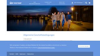 
                            9. Allgemeine Geschäftsbedingungen | NDR Ticketshop