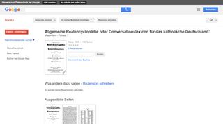 
                            7. Allgemeine Realencyclopädie oder Conversationslexicon für das ... - Google Books-Ergebnisseite