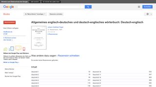
                            9. Allgemeines englisch-deutsches und deutsch-englisches wörterbuch: ... - Google Books-Ergebnisseite