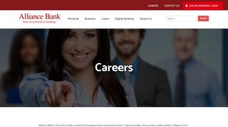 
                            11. Alliance Bank - Careers