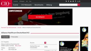 
                            7. Alliance Healthcare Deutschland AG - cio.de