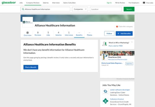 
                            9. Alliance Healthcare Information Employee Benefits and Perks ...