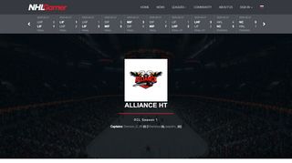 
                            4. Alliance HT - RCL Season 1 - NHL Gamer