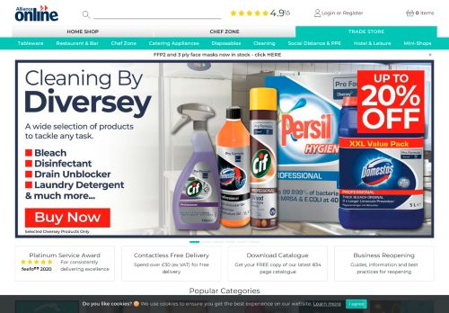 
                            6. Alliance Online: Catering & Kitchen Equipment Suppliers UK