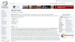 
                            10. Alliance Trust - Wikipedia