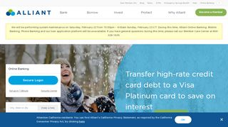 
                            1. Alliant Credit Union | Nationwide Digital Banking, Credit Cards, Loans