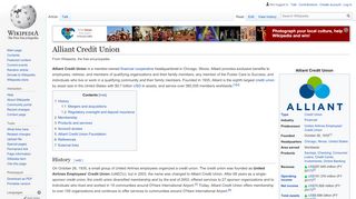 
                            8. Alliant Credit Union - Wikipedia