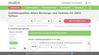 
                            7. Allianz Beratungs- und Vertriebs-AG (ABV) Ausbildung Garbsen ...