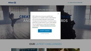 
                            5. Allianz Explore - Creator Signup