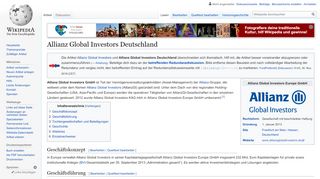 
                            11. Allianz Global Investors Deutschland – Wikipedia