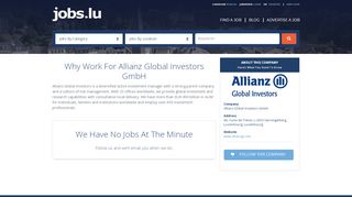 
                            12. Allianz Global Investors GmbH - Jobs.lu