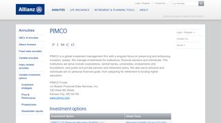 
                            5. Allianz Life | PIMCO