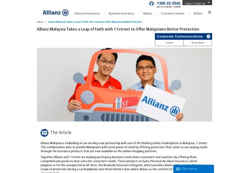 
                            10. Allianz Malaysia Takes a Leap of Faith with 11street to Offer ...
