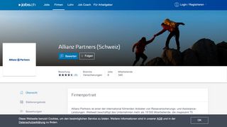 
                            6. Allianz Partners (Schweiz) - 4 Stellenangebote auf jobs.ch
