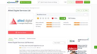 
                            13. ALLIED DIGITAL SERVICES LTD Reviews, Employee Reviews ...