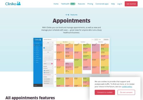 
                            1. Allied Health Appointment Software - Cliniko