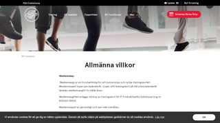 
                            11. Allmänna villkor - Friskis&Svettis