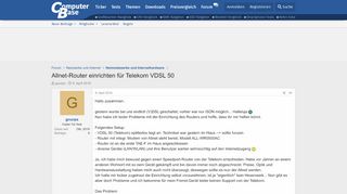 
                            13. Allnet-Router einrichten für Telekom VDSL 50 | ComputerBase Forum