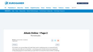 
                            11. Allods Online • Page 2 • Eurogamer.net