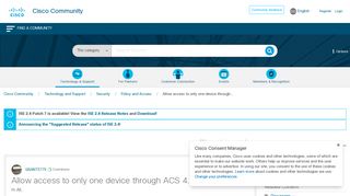 
                            11. Allow access to only one device through... - Cisco Community