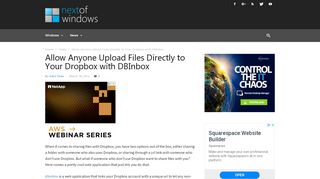 
                            13. Allow Anyone Upload Files Directly to Your Dropbox with DBInbox ...