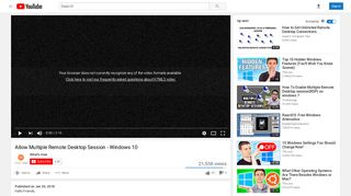 
                            5. Allow Multiple Remote Desktop Session - Windows 10 - YouTube