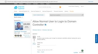 
                            1. Allow Normal User to Login to Domain Controller - Microsoft