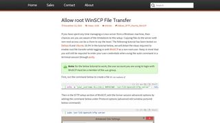 
                            11. Allow root WinSCP File Transfer - OpenIT Integrated Business Solutions