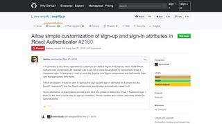 
                            4. Allow simple customization of sign-up and sign-in attributes in React ...