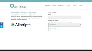 
                            6. Allscripts Signup | O2 Fitness Clubs and Gym