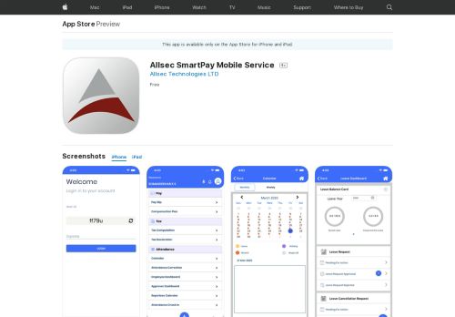 
                            12. Allsec SmartPay Mobile Service on the App Store - iTunes - Apple