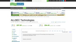 
                            9. ALLSEC Technologies - Moneycontrol