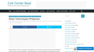 
                            9. Allsec Technologies Philippines – Call Center Beat