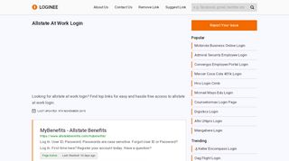 
                            7. Allstate At Work Login
