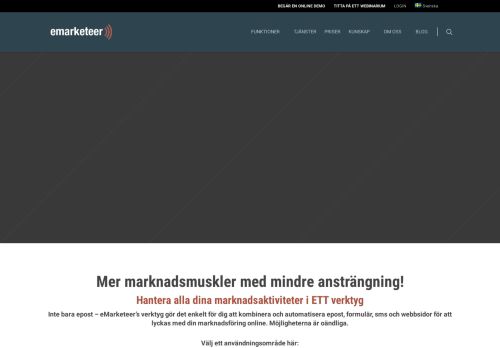 
                            1. Allt-i-ett Online Marketing Software från eMarketeer