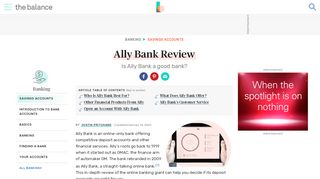 
                            4. Ally Bank Review - Everything You Need to Know - The Balance