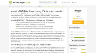 
                            9. almado-ENERGY Abrechnung: Zählerstand mitteilen - Erfahrungen.com