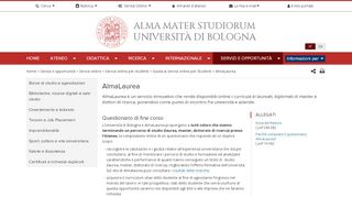 
                            9. AlmaLaurea — Università di Bologna