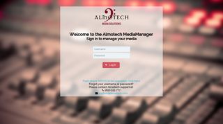 
                            1. Almotech MusicManager Login - Almotech Media Solutions