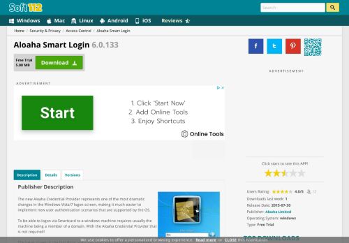 
                            8. Aloaha Smart Login 6.0.133 Free Download