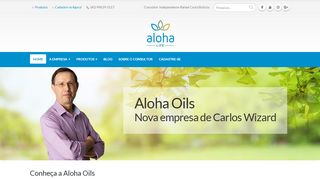 
                            7. Aloha Oils - Nova empresa de Carlos Wizard | Consultor de Curitiba