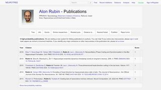 
                            10. Alon Rubin - Publications - Neurotree