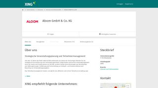 
                            5. Aloom GmbH & Co. KG als Arbeitgeber | XING Unternehmen