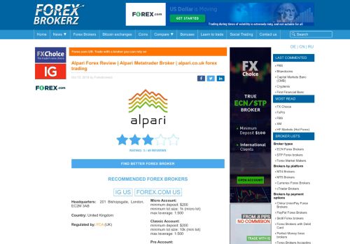 
                            10. Alpari Forex Review | Alpari Metatrader Broker | alpari.co.uk forex ...