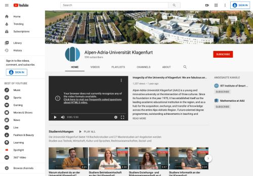 
                            7. Alpen-Adria-Universität Klagenfurt - YouTube