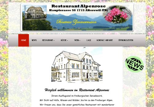 
                            10. Alpenrose Alterswil, das Restaurant mit dem besonderen Flair