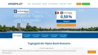 
                            7. Alpha Bank Romania Tagesgeld, 100.000 € Einlagensicherung