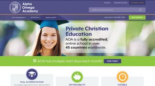 
                            5. Alpha Omega Academy: Accredited Christian Online Academy
